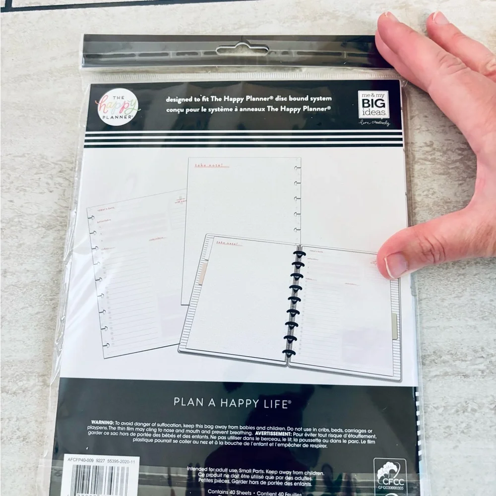 ❗️The Happy Planner Self-Care and Reminders Paper Pack